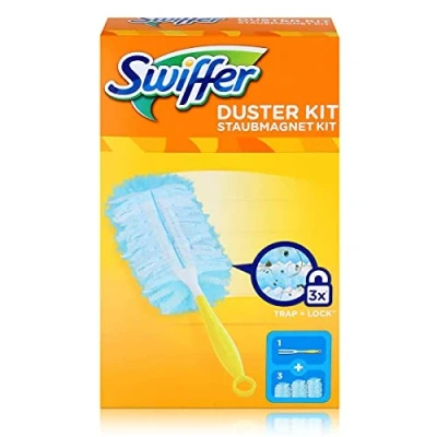 Image of Swiffer dust Cleaner Set, 1 Handle and 3 Replacement Pads (Pack of 1x1 Piece)