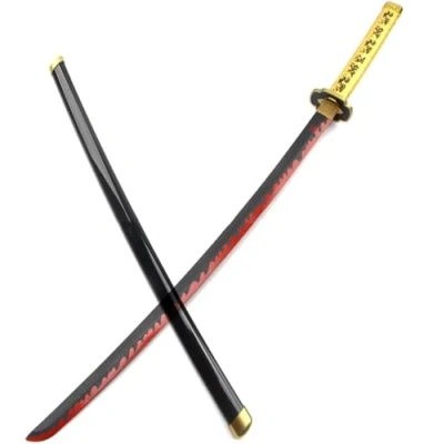 Image of Cosplay Prop Replica Demon Slayer Tsugikuni Yoriichi Wooden Sword