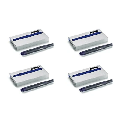 Image of Lamy T10 Four Cases of 5 Blue Black Ink Cartridges (20 in total)
