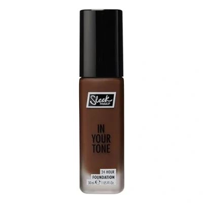 Image of Sleek MakeUP in Your Tone 24 Hour Foundation, Medium Buildable Coverage 30 Shades, Semi Matte Flawless Finish, 13N