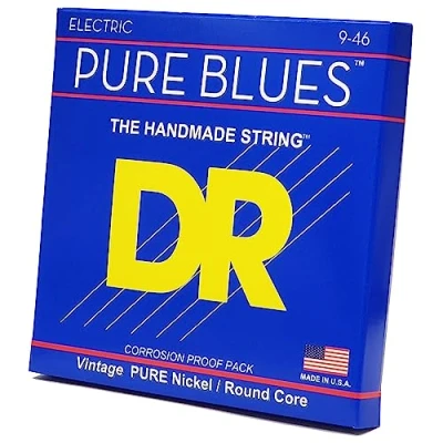 Image of DR Strings Pure BLUES™ Nickel Electric Guitar Strings: Light to Medium 9 46