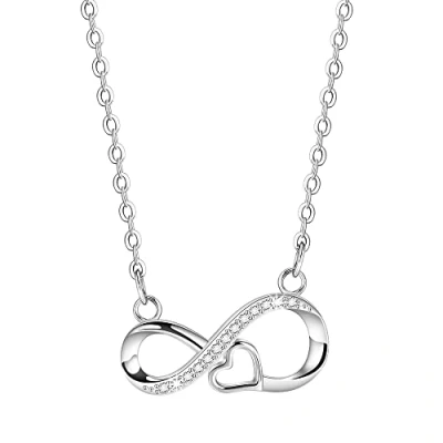 Image of Viwind Necklaces for Women 925 Sterling Silver Infinity Pendant Necklace Jewellery Gifts Mum Her Wife Girlfriend Anniversary Birthday Mothers Day Christmas Valentines (Infinity Heart)