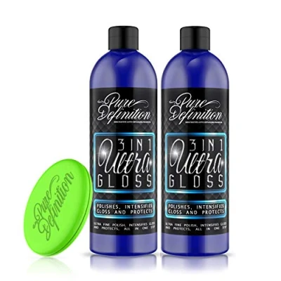 Image of Pure Definition Car Polish &amp; Wax, 3 In 1 Ultra Gloss Scratch Remover and Paintwork Protector, Deep Shine 500ml