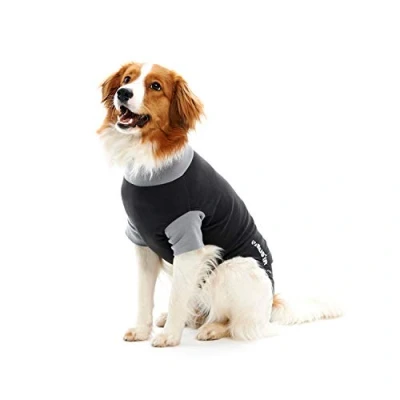 Image of Buster Unisex Adult BSK0125 Classic Body Suit for Dogs Medium Black Grey 273972, Black/Grey, M UK