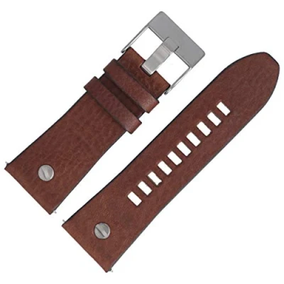 Image of Diesel DZ 7314 Watch Strap 28 mm Leather Brown