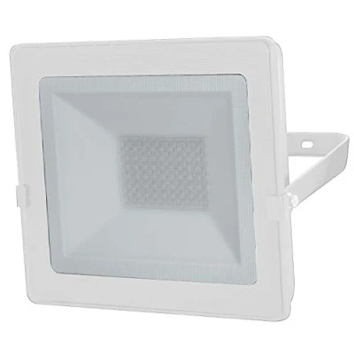 Image of Luceco LED Eco Slimline Floodlight, 20 Watts, White