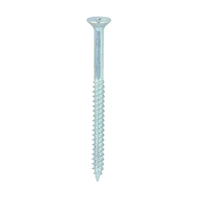 Image of TIMCO Twin Threaded Woodscrews PZ Double Countersunk 8 x 2 1/4 Zinc Plated Box of 200