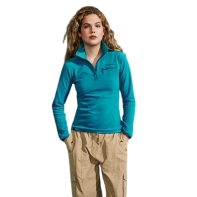 Image of Berghaus Women&#039;s Prism 2.0 Micro Half Zip Polartec Fleece Added Warmth Flattering Style Durable, Navagio Bay, 8
