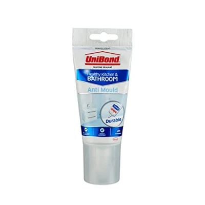 Image of UniBond Anti Mould Kitchen and Bathroom Tube Clear 150ml