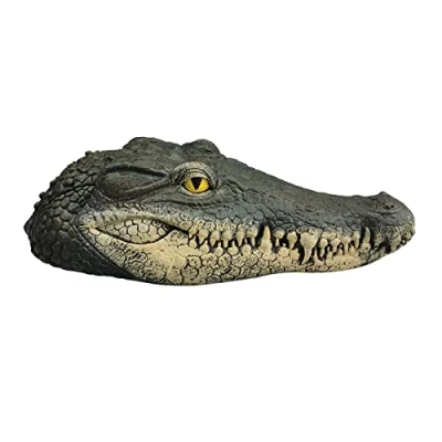 Image of Nobranded Alligator head Decoy Pond Float Giant Look Water Floating decoration for art Drives Ducks, 2
