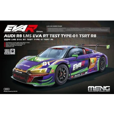 Image of Meng Model 1:24 Audi R8 LMS EVA RT Test Type 01