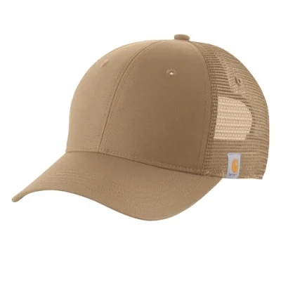 Image of Carhartt Canvas Mesh Back Cap, Dark Khaki, One Size
