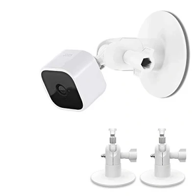 Image of HOLACA【2 Pack】Blink Mini Wall Mount,Wall Mount Kit for Blink without Screws and VHB Stick On Easy to Install, No Tools Needed, Drilling, Strong Adheasive (White)