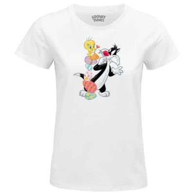 Image of cotton division Women&#039;s Wowonkats005 T Shirt, White, XXL