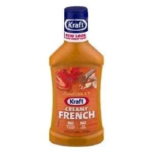 Image of Kraft, Creamy French Dressing, 16oz Bottle (Pack of 3)