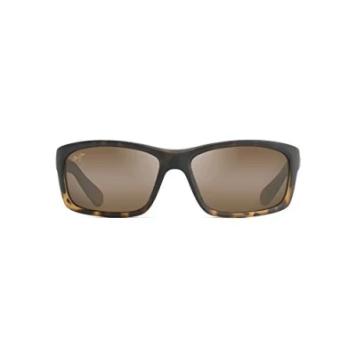 Image of Maui Jim Kanaio Coast Sunglasses, Men&#039;s, Size: One Size, Matte tortoise ombre