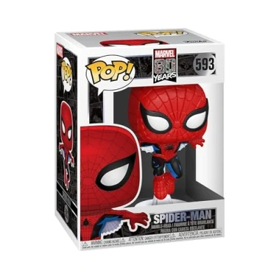 Image of Funko Pop! Marvel: 80th First Appearance Spider Man Marvel Comics Collectable Vinyl Figure Gift Idea Official Merchandise Toys for Kids &amp; Adults Comic Books Fans