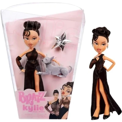 Image of Bratz x Kylie Jenner Day Fashion Doll Collectible with Daytime Outfit, Accessories and Poster For Kids Collectors Ages 6+ Years