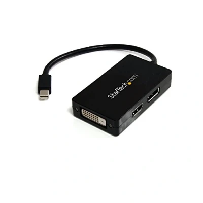 Image of StarTech.com Travel A/V adapter: 3 in 1 Mini DisplayPort to DVI or HDMI converter