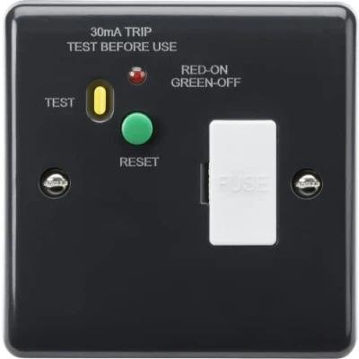 Image of KnightsBridge 13A RCD fused spur (Type A) [Part M Compliant]