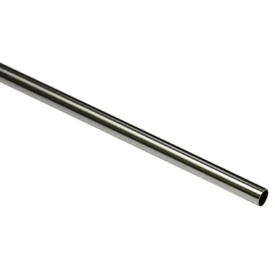 Image of Gardinia 11300 Curtain Rod Diameter 12.7 mm Stainless Steel 120 cm