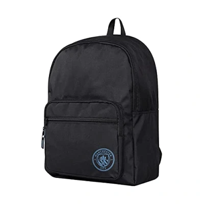 Image of FOCO Officially Licenced Manchester City FC Black Recycled Football Backpack