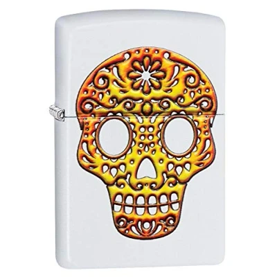 Image of Zippo Pocket Lighter, Other, White, One Size