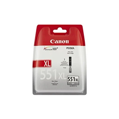 Image of Canon Original CLI 551xl High Capacity Ink Cartridge, Grey