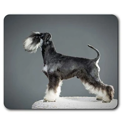 Image of Miniature Schnauzer Puppy Dog Mouse Mat Pad Computer PC Laptop Gaming Office Home Desk Accessory Gadget 21888