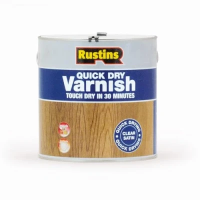 Image of Rustins Quick Dry Varnish Clear Satin 2.5l