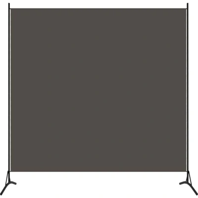 Image of vidaXL 1 Panel Room Divider Anthracite 175x180 cm