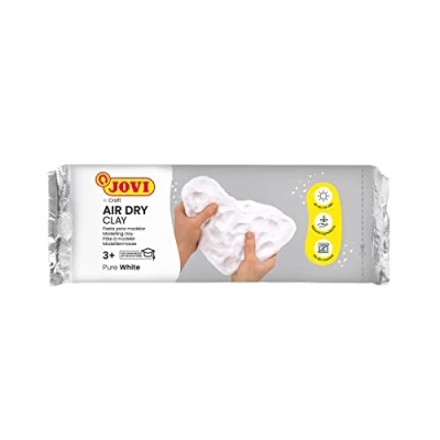 Image of Jovi Air Dry Modeling Clay; 1.1 lb. White, non staining, perfect for Arts and Crafts Projects