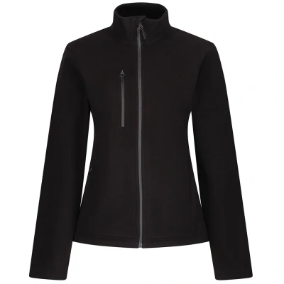 Image of Regatta Womens/Ladies Honestly Made Recycled Fleece Jacket (Black) Size 10 UK