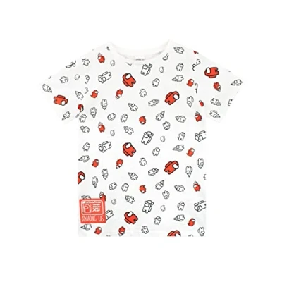 Image of Among Us T Shirt Boys&#039; Shirts Kids Gaming Tshirt White 13 14 Years