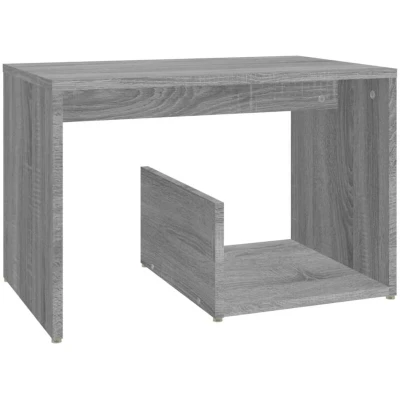 Image of vidaXL Side Table Grey Sonoma 59x36x38 cm Engineered Wood