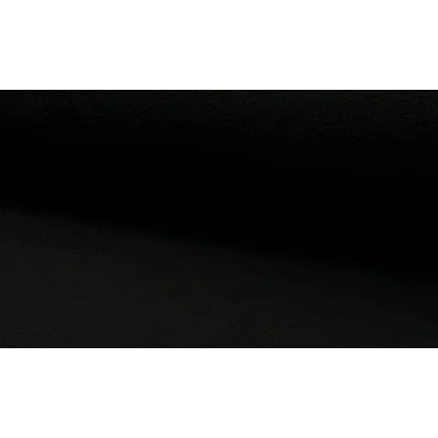 Image of Lambskin Polar Fleece Fabric Material Black, 1Mtr 150cm x 100cm