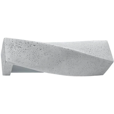 Image of Sigma Flush &amp; Semi Wall Lamp Grey E27