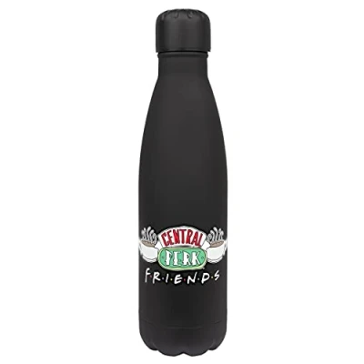 Image of FRIENDS Water Bottle Stainless Steel BPA Free TV Show Gifts Merchandise With Frame Flask Metal Bottles 750ml Black