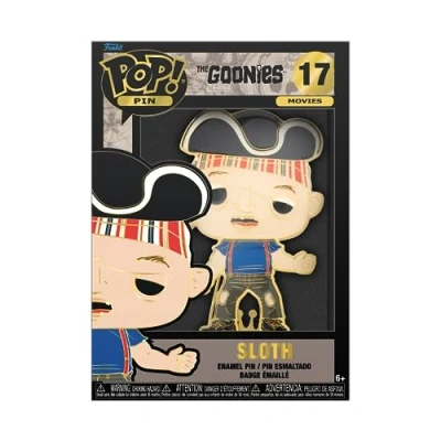 Image of Funko Large Enamel Pin GOONIES: Sloth the Goonies Pins Cute Collectable Novelty Brooch for Backpacks &amp; Bags Gift Idea Official Merchandise Movies Fans
