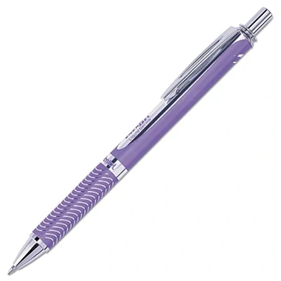 Image of Pentel EnerGel Alloy RT Premium Liquid Gel Pen, 0.7mm Violet Barrel, Ink (BL407VBPV)