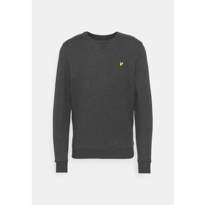 Image of Lyle &amp; Scott CREW NECK Sweatshirt, Men&#039;s, Size: Small, Charcoal marl