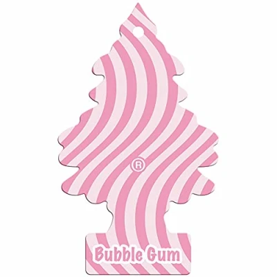 Image of LITTLE TREES Air Freshener, Bubble Gum, 24 Pack