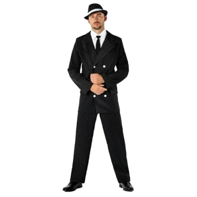Image of Fun Shack Mens Gangster Costume 20s Halloween Costumes for Men Adult Medium