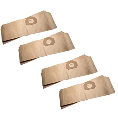 Image of vhbw 20x Vacuum Cleaner Bag compatible with Thomas Boxer Cleaner, paper, 63.3 cm x 22 cm, Brown
