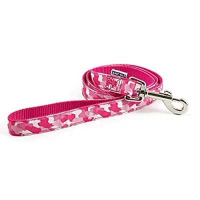 Image of Ancol Pink Combat Dog Lead, 1 m x 19 mm