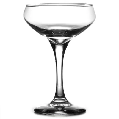 Image of Libbey Perception Cocktail Coupe Glasses 8.8oz / 250ml Set of 4 25cl Glasses, Champagne