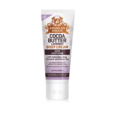 Image of AMERICAN DREAM Lavender Cocoa Butter Cream Infused with Oil and Vitamin E, 100 ml