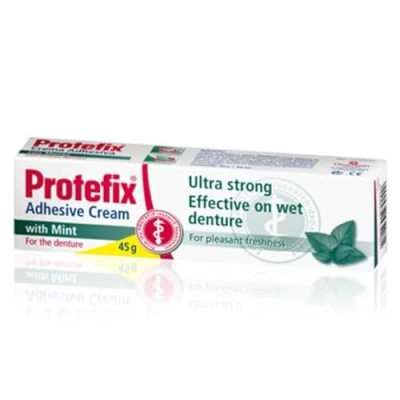 Image of PROTEFIX MINT Adhesive Extra Strong Denture Fixing Cream