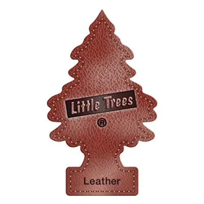 Image of Little Trees Air Freshener Tree MTR0016 Leather Fragrance For Car Home Boat Caravan Single Pack