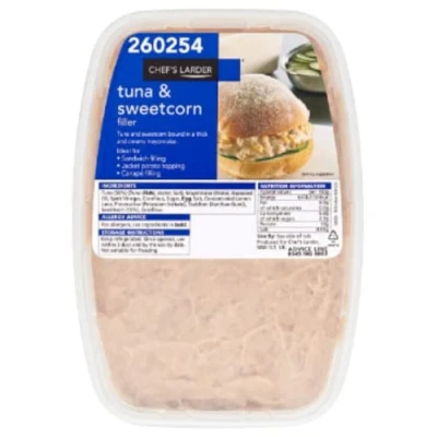 Image of Chef&#039;s Larder Tuna &amp; Sweetcorn Filler 1kg x 1